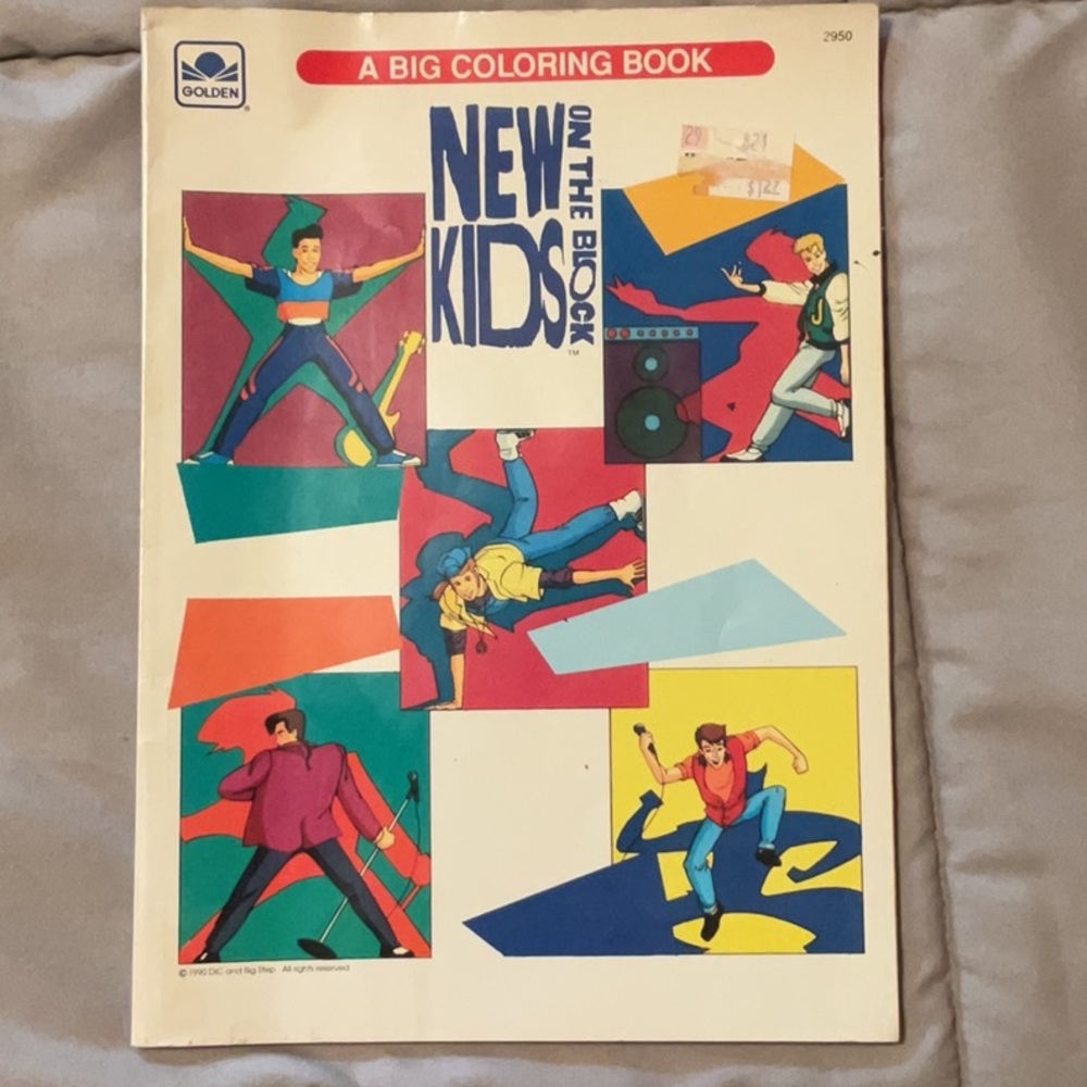 New Kids on the Block Coloring Book